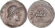 Drachm Baktrian Kingdom, Eukratides I, Silver -