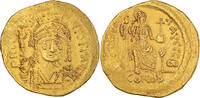 Solidus 565-578 Constantinople  Justin II, Constantinople, Gold, SS+, Sear:345 SS+
