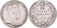 Canada 25 Cents Coin, Edward VII, Royal Canadian Mint, Ottawa -