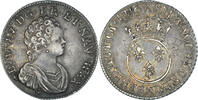 France 1/4 Ecu Vertugadin Coin, Louis XV, La Rochelle, réformé -