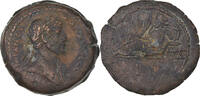 Æ Drachm Coin, Egypt, Hadrian, Alexandria, Bronze -