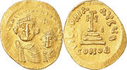 Solidus Heraclius, with Heraclius Constantine, Constantinople, Gold -