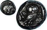 Tetradrachm Attica, Athens, Silver, NGC, HGC:4-1591 -