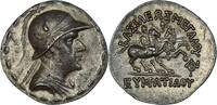 Tetradrachm Baktrian Kingdom, Eukratides I, Silver -