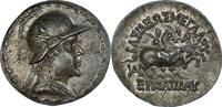 Tetradrachm Baktrian Kingdom, Eukratides I, Silver -