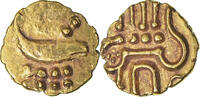 India Fanam Coin, Gold -