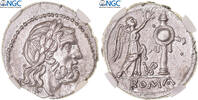 Victoriatus Uncertain mint, Silver, NGC, Crawford:95/1 -