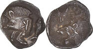 Hemiobol Coin, Mysia, Kyzikos, Silver -