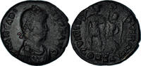 Follis Coin, Arcadius, Constantinople, Copper -