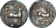 Tetradrachm Sicily, Messana, Silver, NGC -