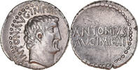 Denarius Coin, Marcus Antonius, Athens, Silver -