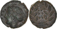 Hemilitron Coin, Sicily, Himera, Bronze, Sear:1110 -