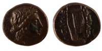Bronze Æ Coin, Bithynia, Prusias Ist (183 BC), Apollo, Bronze, Bronze -