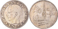 Belgium 50 Francs Coin, Baudouin I, Brussels World Fair, Brussels -