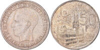 Belgium 50 Frank Coin, Baudouin I, Brussels World Fair, Brussels -