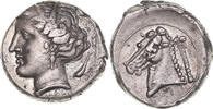 Tetradrachm Coin, Sicily, Entella, Silver -