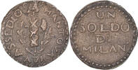 ITALIAN STATES Soldo Coin, MANTUA, Mantua, Siège de Mantoue -