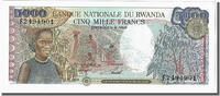 Rwanda 5000 Francs Banknote, 1988-01-01, KM:22 -