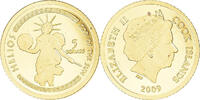 Cook Islands 5 Dollars Coin, Elizabeth II, Helios, Gold -