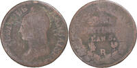 France 5 Centimes Coin, Dupré, Orléans, Copper, Gadoury:126 -