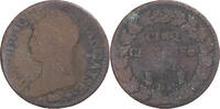 France 5 Centimes Coin, Dupré, Strasbourg, Copper -
