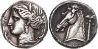 Tetradrachm Coin, Sicily, Lilybaion, Silver -