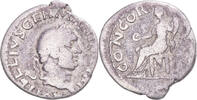 Denarius Coin, Vitellius, Rome, Silver, RIC:73 -