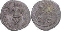 Quadrans Coin, Domitian, Rome, Silver, RIC:247 -