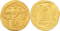 Solidus Heraclius & Heraclius Constantin, Constantinople, Gold -