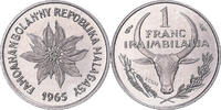 Madagascar Franc Coin, Paris, ESSAI, Stainless Steel, KM:E6 -