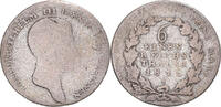German States 1/6 Thaler Coin, PRUSSIA, Friedrich Wilhelm IV, Berlin -