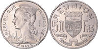 Réunion 50 Francs Coin, Paris, ESSAI, Nickel, KM:E8 -