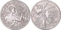 Central African States 500 Francs Coin, Paris, ESSAI, Nickel -