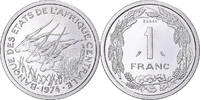 Central African States Franc Coin, Paris, ESSAI, Aluminum -
