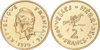 Condominium des Nouvelles-Hébrides 2 Francs 1970 (a) Coin, Paris, ESSAI ... 40,00 EUR  plus 4,95 EUR verzending