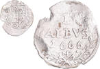 German States Albus, 2 Kreuzer Coin, MAINZ, Johann Philipp von Schönborn -