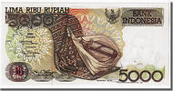 Indonesia 5000 Rupiah Banknote, KM:130b -
