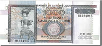 Burundi 1000 Francs Banknote, KM:39d -