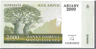 Madagascar 2000 Ariary Banknote -