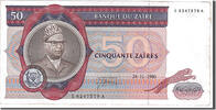 Zaire 50 Zaïres Banknote, KM:25a -