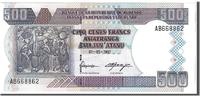 Burundi 500 Francs Banknote -