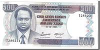 Burundi 500 Francs Banknote, KM:37a -
