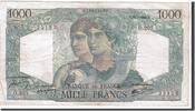 France 1000 Francs Banknote, 1 000 F 1945-1950 ''Minerve et Hercule'' -