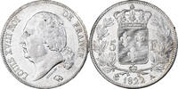 France 5 Francs Louis XVIII, Paris, Silver, Gadoury:614 -