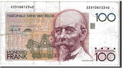 Belgium 100 Francs Banknote, KM:142a -