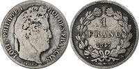 France Franc Louis-Philippe, Paris, Silver, Gadoury:453 -