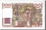 France 100 Francs Banknote, 100 F 1945-1954 ''Jeune Paysan'' -