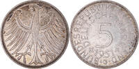 GERMANY - FEDERAL REPUBLIC 5 Mark Coin, Karlsruhe, Silver -