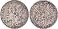 France 5 Francs 1869 BB Coin, Napoléon III, Strasbourg, Silver VF(30-35)