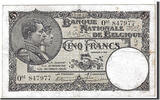 Belgium 5 Francs Banknote -